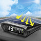 Wireless Car HUD HEAD-UP DISPLAY Solar Panel Digital Speedometer