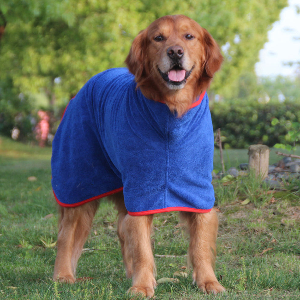 Dog Moisture Absorbing Fast Drying Bathrobe Towel