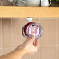Horizontal Self-Adhesive Tumbler Lid Organizer