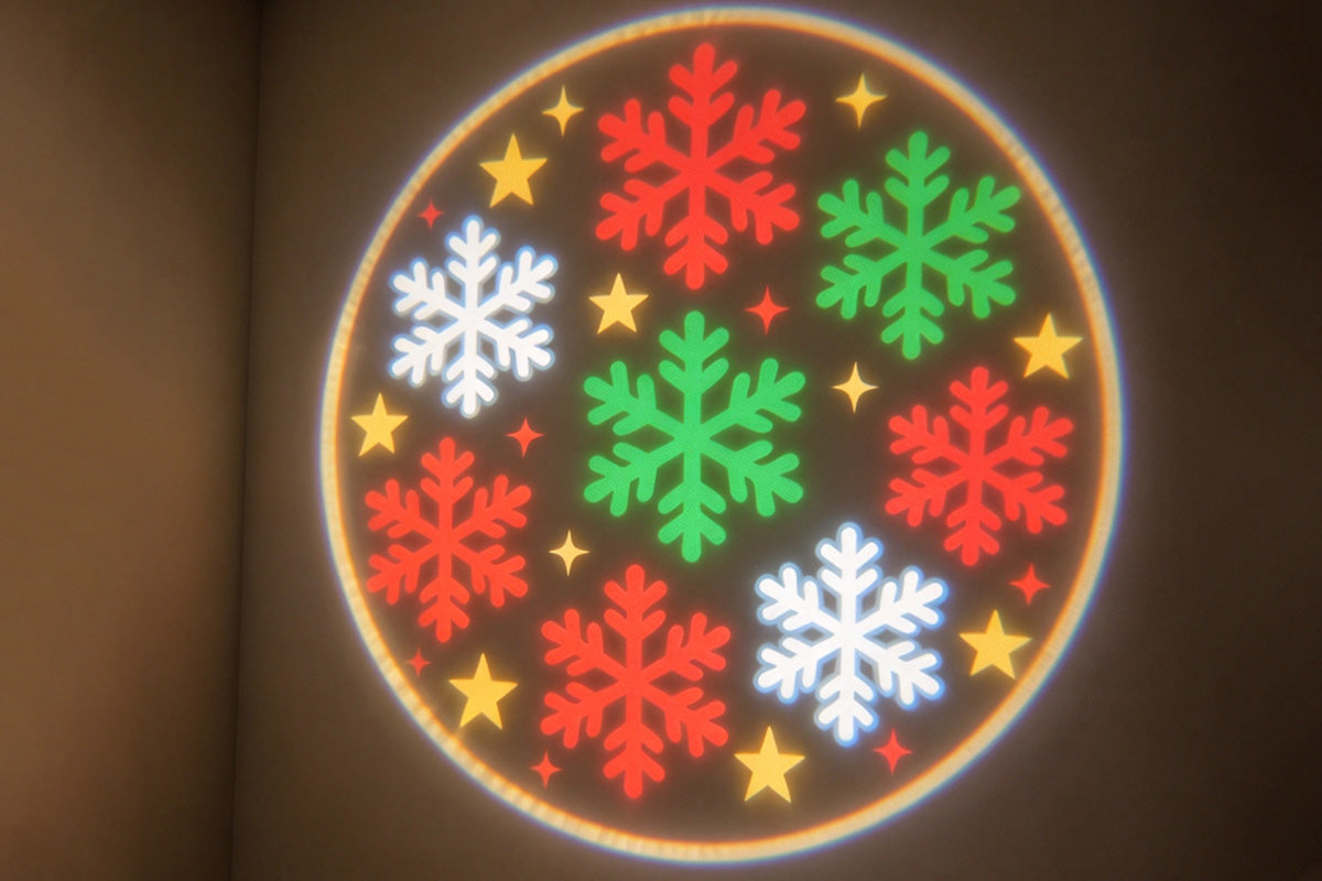USB Christmas Projector Light with 6 Projection Films for Aldults