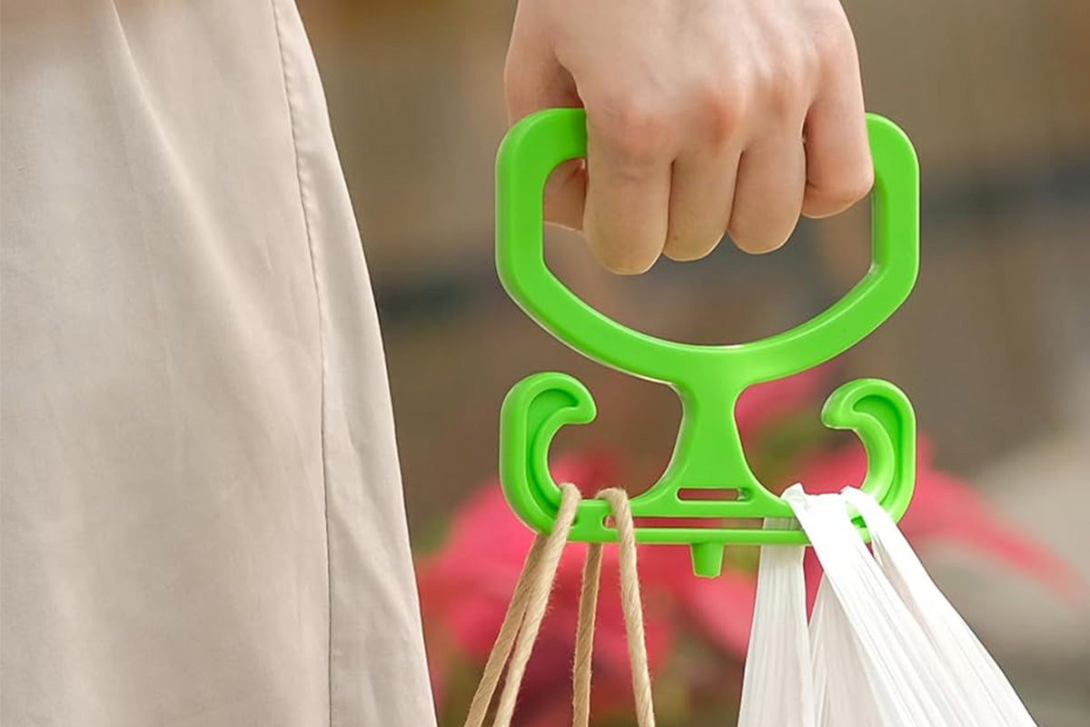 2PCS Grocery Bag Carrier Handles Plastic Bag Holder For Shopping Buckets