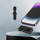 3 in 1 Wireless Lavalier Microphone for Android Phone iPhone Vlog Live Stream Mic