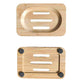 2PCS Wood Soap Dish Storage Soap Holder Soap Tray For Home Bathroom