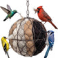 Handmade Bird Nesting Material Holder for Wild Birds Hummingbirds Garden Art for Bird Lovers
