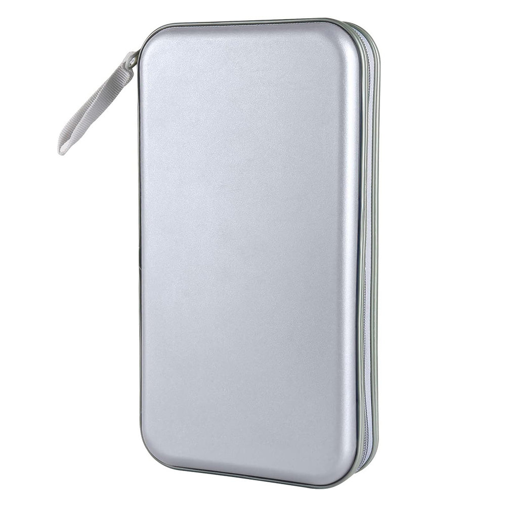 80 Capacity CD DVD Disc Holder Storage Case with Carry Handle
