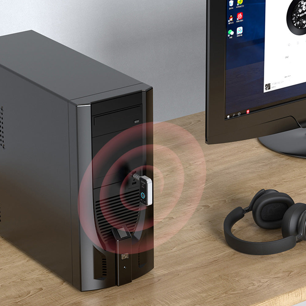 Bluetooth 5.3 AUX Car Adapter Hands-Free Calling