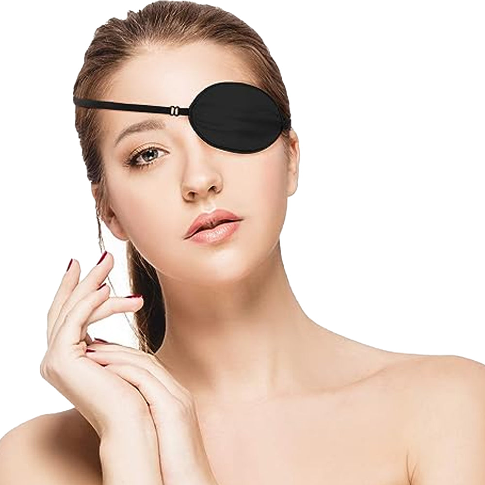 2Pcs Mulberry Silk Elastic Amblyopia Strabismus Lazy Eye Patch