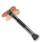 Nose Contour Brush Set with 2-in-1 U-Shaped Brush and Angled Flat Brush