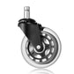 5Pcs 3 Inch Office Chair Caster Replacement Rolling Caster Grip Ring Universal Swivel Wheel