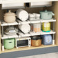 Detachable and Adjustable Under Sink Organizer-Double Tires
