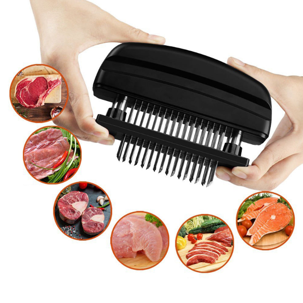 2Pcs 48-Stainless Steel Blade Meat Tenderizer