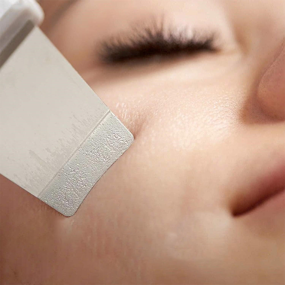 Facial Skin Scrubber Face Spatula Ultrasonic Skin Blackhead Remover