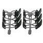 2 Pairs Elastic No Tie Shoelaces with Spring Lock for Adults and Seniors Easy On and Off