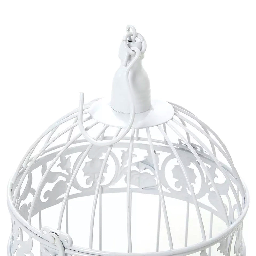 Iron Wire Birdcage Shape Succulent Plant Pot Hanging Frame