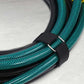 Self Gripping Hook and Loop Tie Nylon Cable Strap with Metal Buckles