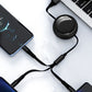 3 In 2 Retractable Multi Charging Cable Retracted USB C Cell Phone Charger