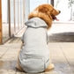 Warm Winter Pet Hoodie with Zipper Pockets
