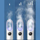 Desk Bladeless Fan with Humidifier USB-Powered Portable Air Conditioner Fan with LED Display