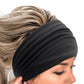 6 Pack Wide Headbands for Women Non-Slip Elastic Boho Style for Sports Yoga Daily Wear