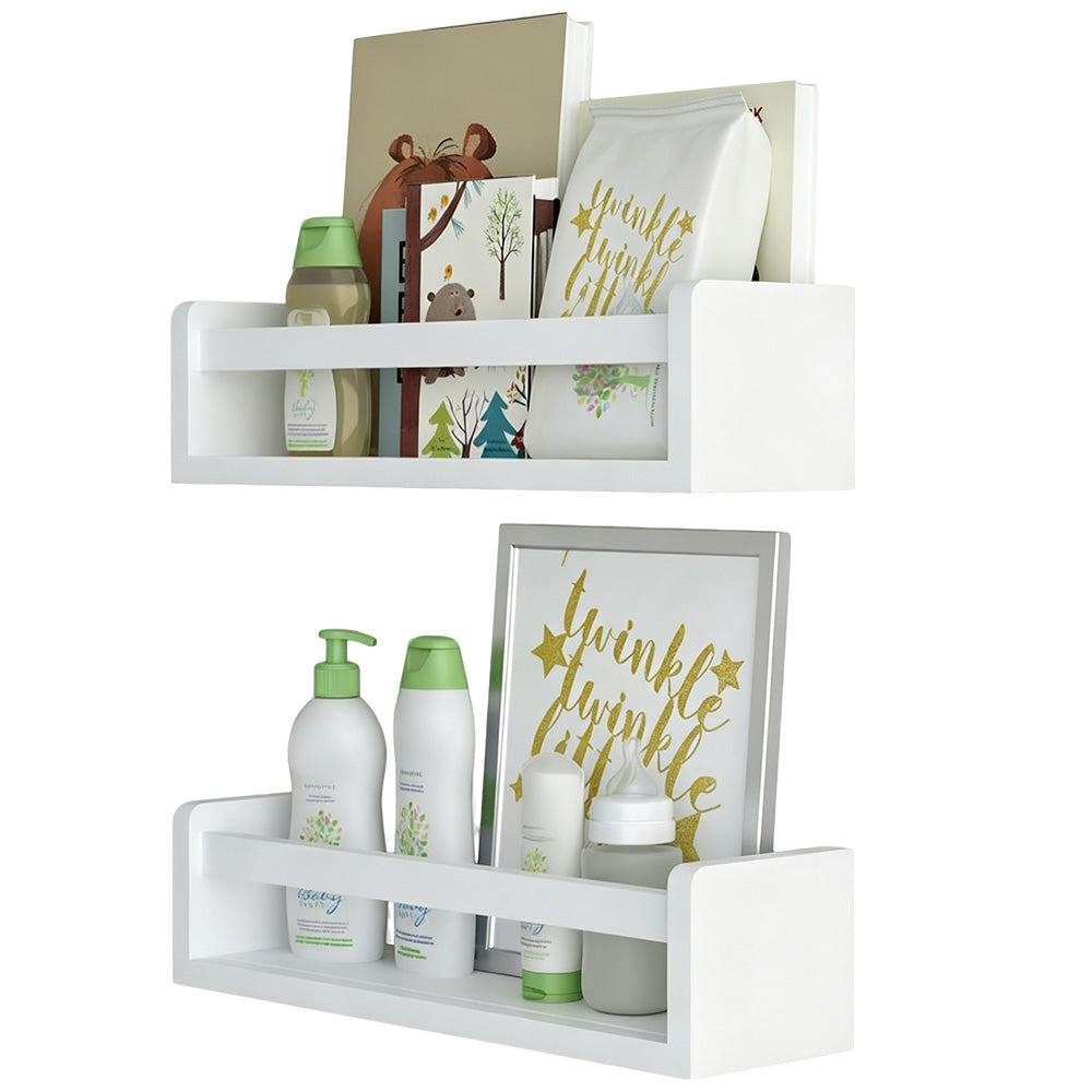 3 Pack Floating Wall Mounted Book Display Shelves