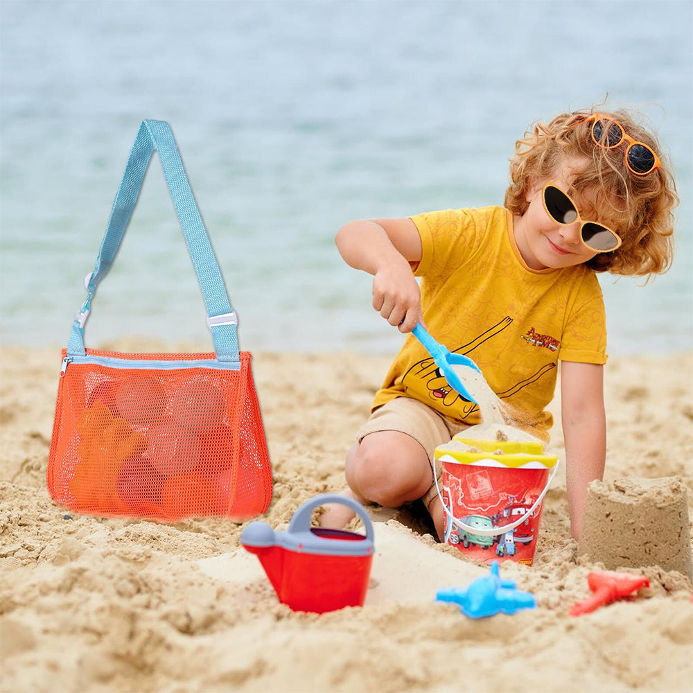 Beach Toy Seashell Mesh Collecting Bag