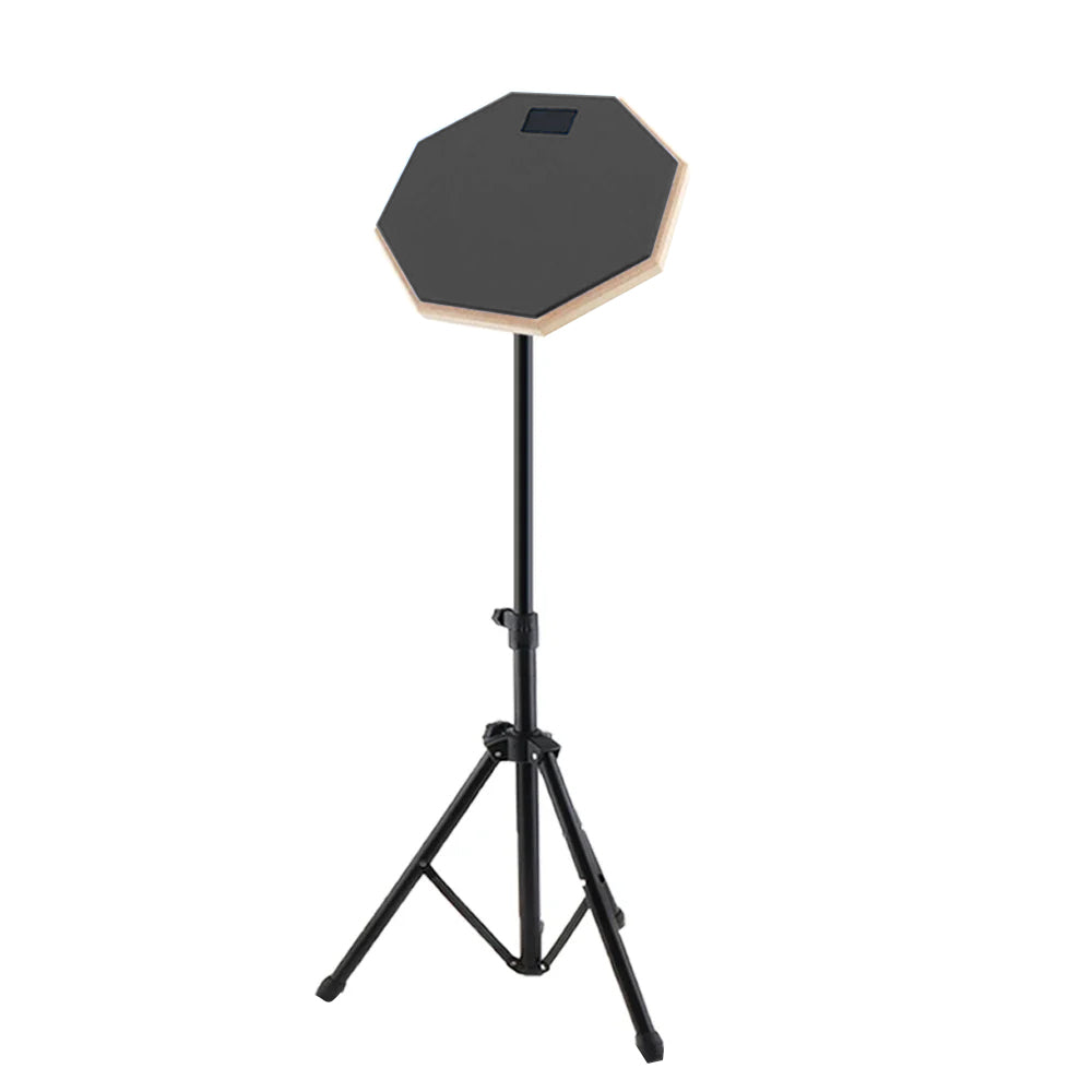 20cm Rubber Practice Drum Pad with Drum Stand