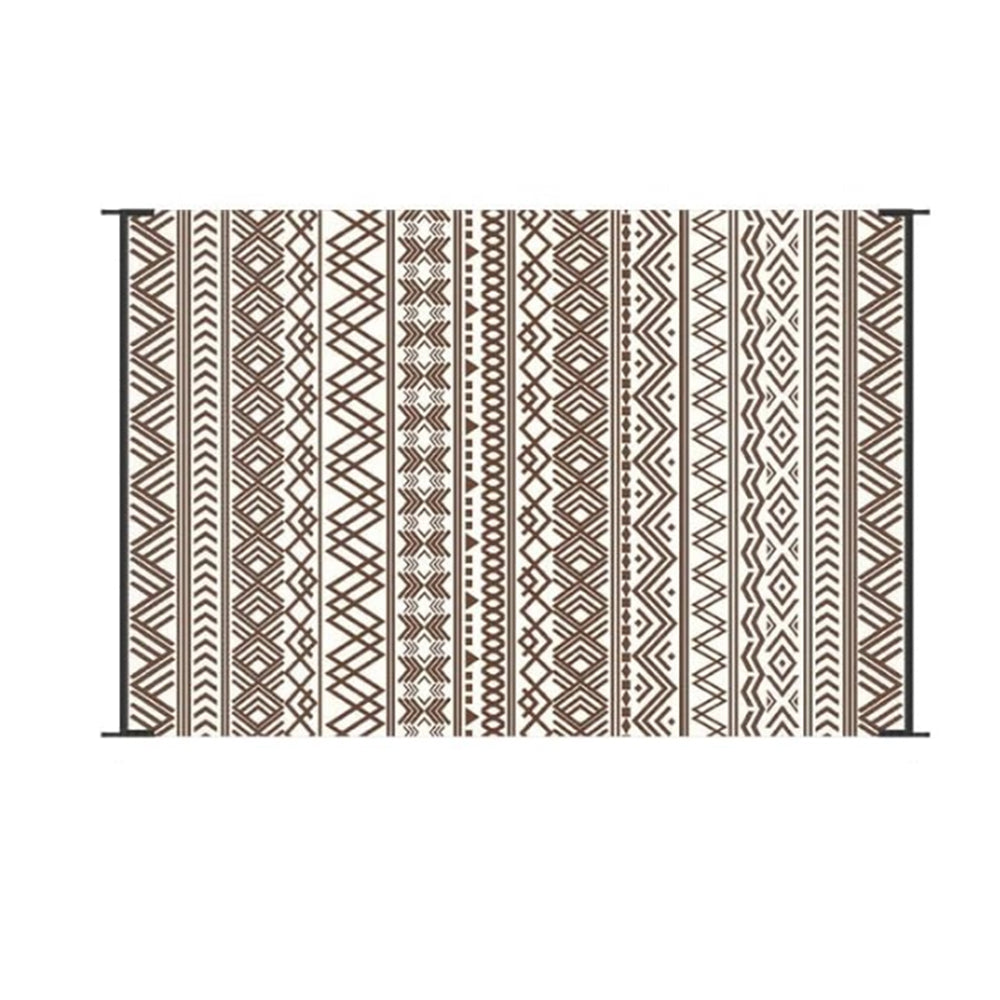 Geometric Striped Pattern Rug