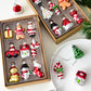Glass Painted Christmas Ornaments Christmas Tree Hanging Decorations
