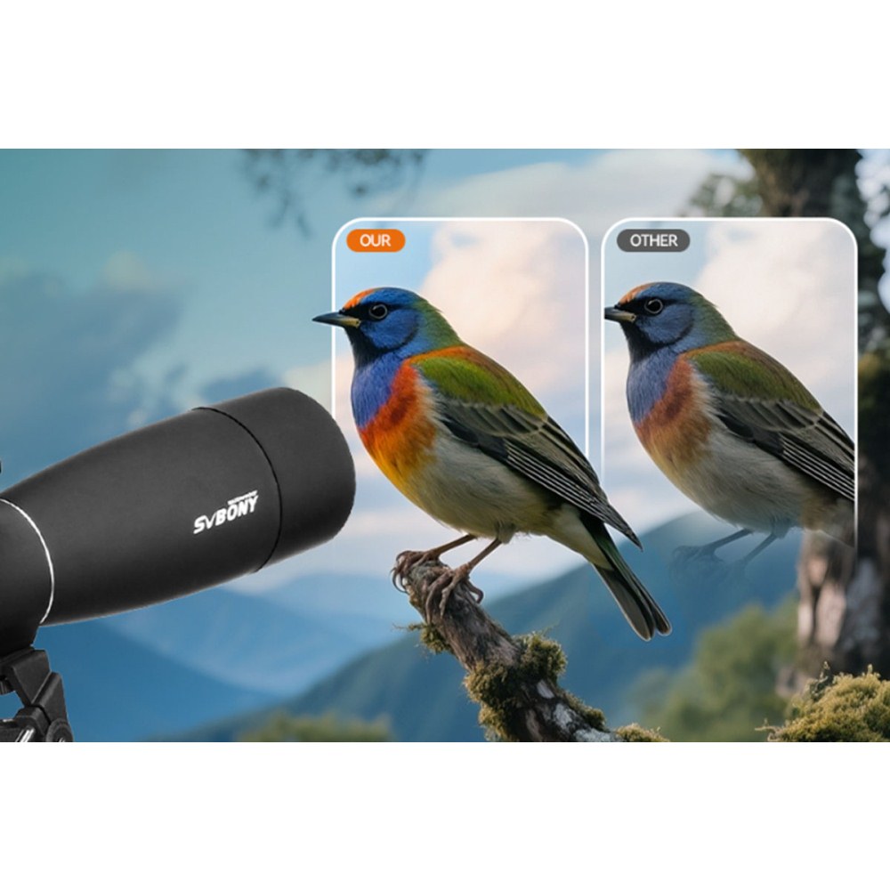 Angled 25-75x70mm Spotter Scope with Phone Adapter and Tripod