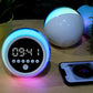 Multi-Function Alarm Clock Bluetooth Speaker LED Night Lights Kids Bedroom