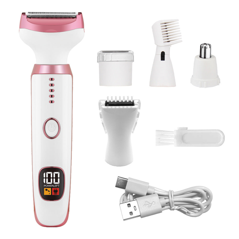 5 In 1 Electric Razor Shavers For Women Bikini Trimmer Face Razors Eyebrow Trimmer