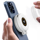 2Pcs Magnetic Phone Ring Light 3 Color Dimmable Fill Light Rechargeable Selfie Light