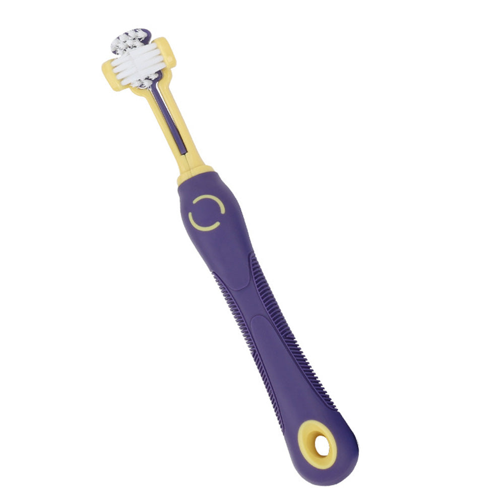 Pet Toothbrush for Dogs and Cats 3 Sided