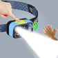 Rechargeable LED Headlamp Water-Resistant Motion Sensor Head Torch-Black and blue