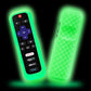 2 Pack Glow in The Dark Silicone Case Cover for Roku TV Remote