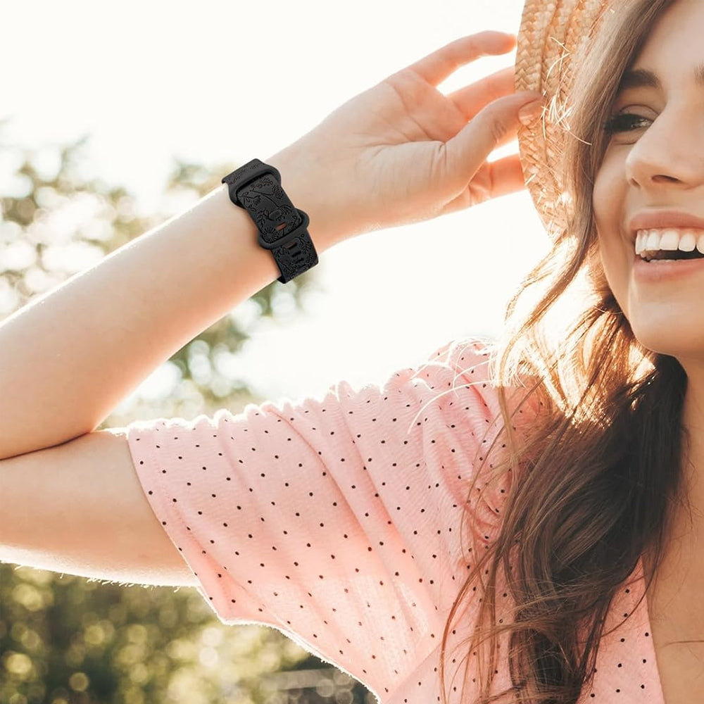 Dandelion Floral Wristband Replacement Strap for Apple Watch