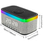Wireless Phone Charger Bluetooth Speaker Smart Alarm Clock Radio