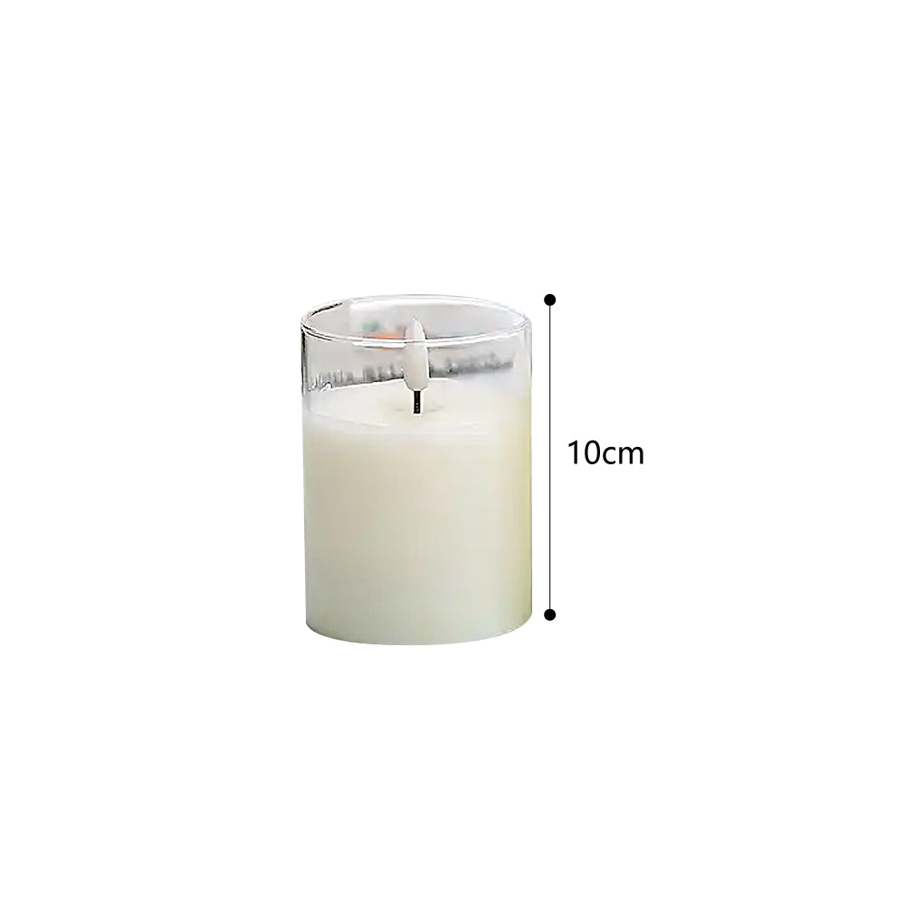 3Pcs Battery Operated LED Flameless Candles for Home Decor Party Wedding