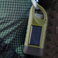 Hand Crank Solar Powered Flashlight Emergency Rechargeable LED Flashlight