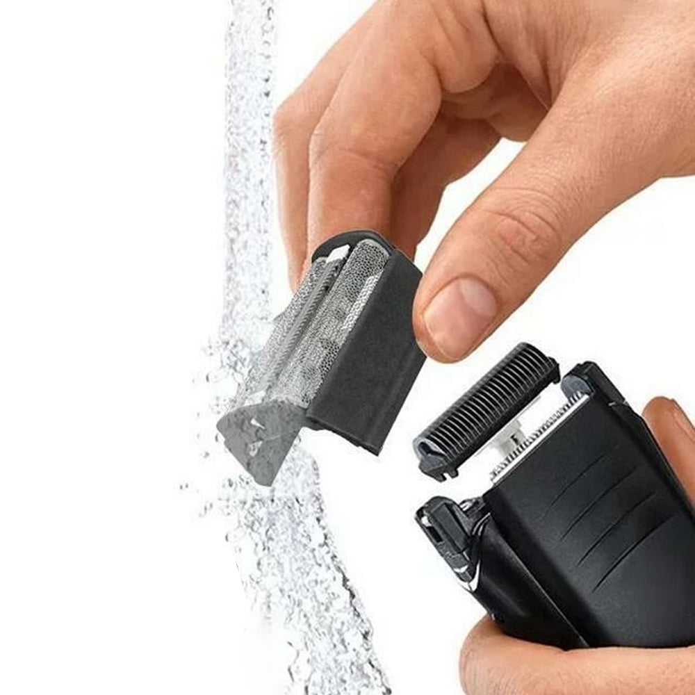 2Pcs 31B Shaver Foil and Cutter Replacement Head for Braun Series 5000 6000 350 Razor