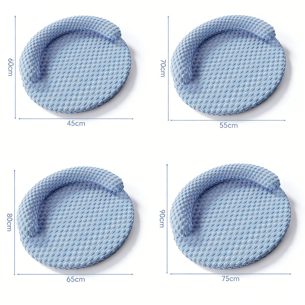 Washable Cooling Pet Bed with Removable Cover for Dogs and Cats