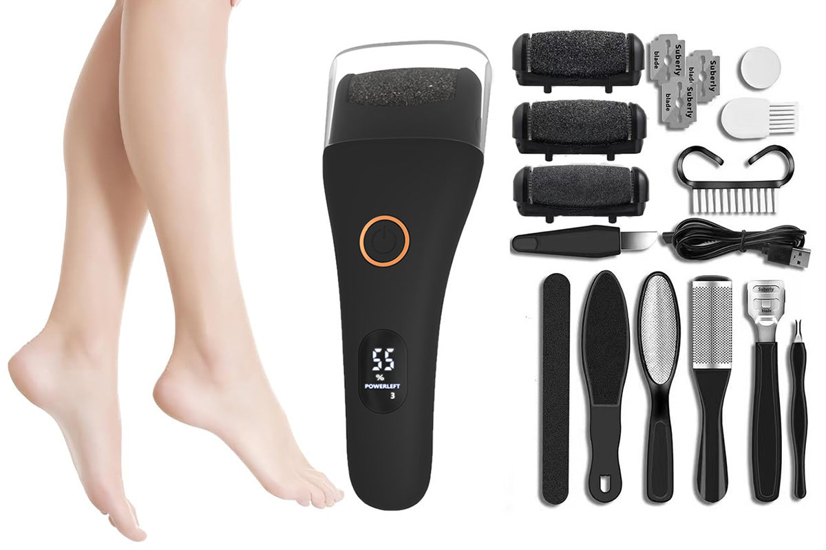 Rechargeable Electric Foot File Callus Remover Pedicure Tool for Heels