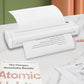 Wireless Bluetooth Portable A4 Thermal Mobile Printer with 100Pcs Thermal Paper