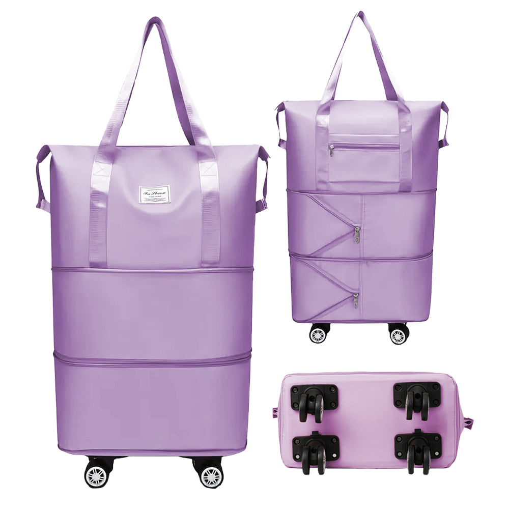 Large-Capacity Expandable Carry on Luggage Bag with Wheels