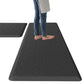 Cushioned PVC Floor Mat for Kitchen and Office-Black
