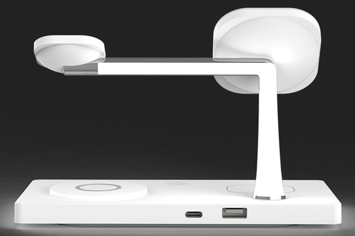 7-in-1 Wireless Charger Dock Station with Night Light and USB Output