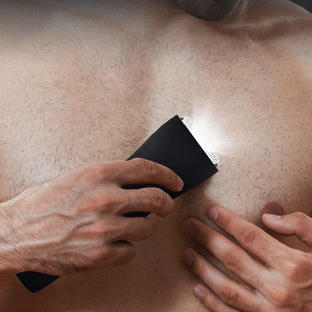 Electric Men Body Hair Trimmer Waterproof Full Body Shaver