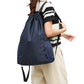 Sport Drawstring Backpack With 2 Pockets Large Capacity Basketball Bag
