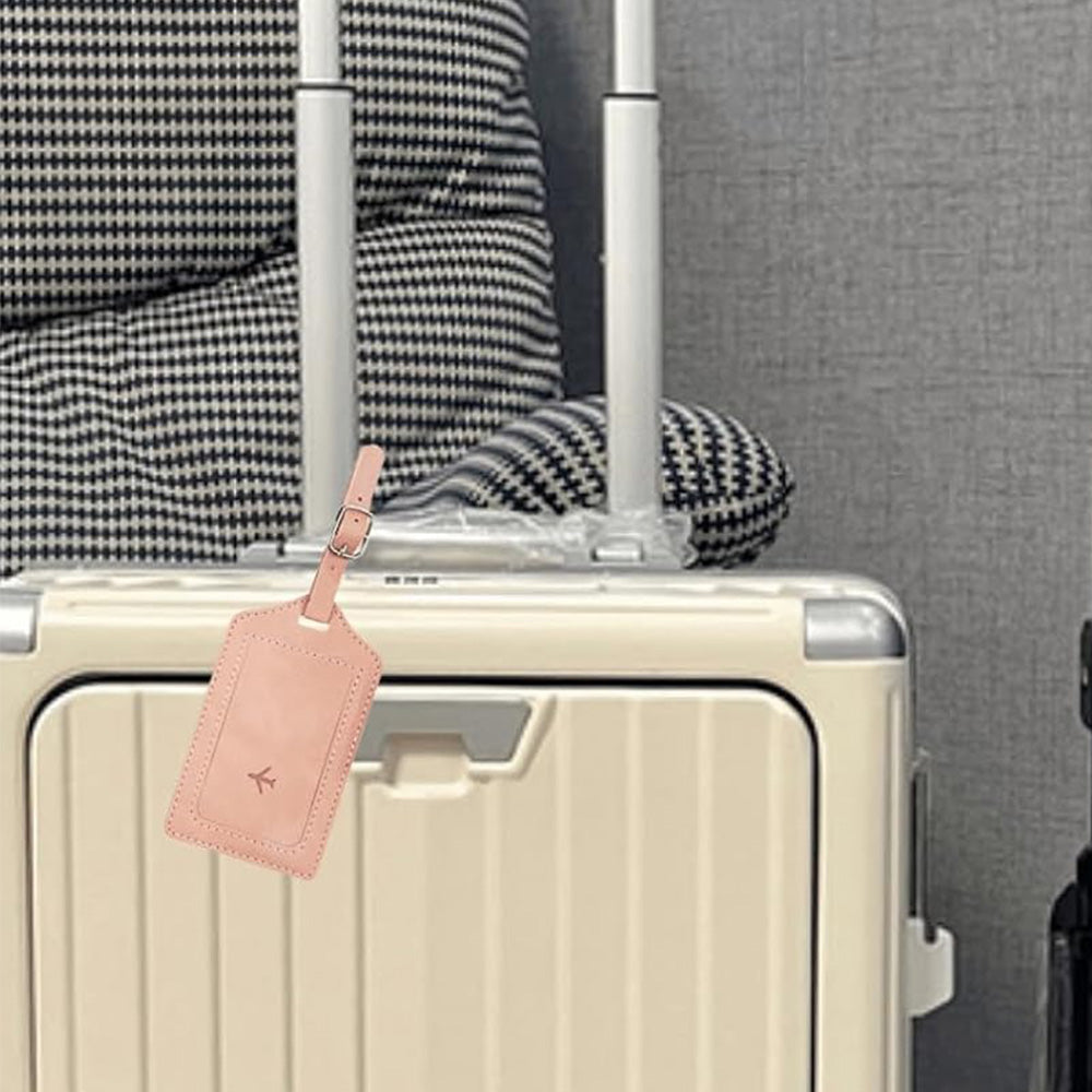 RFID Shield Passport Holder and Luggage Tag Set PU Leather Organizer