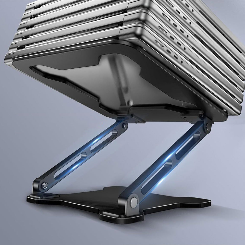 Foldable Laptop Stand Ergonomic Notebook Holder with Ventilation for 25 to 40 cm Laptops